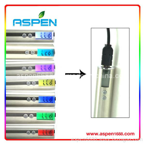 New E Cigar Battery EGO (V,) LCD Screen, Variable Voltage Battery EGO-V